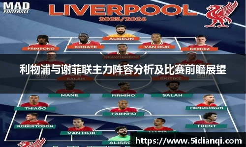利物浦与谢菲联主力阵容分析及比赛前瞻展望